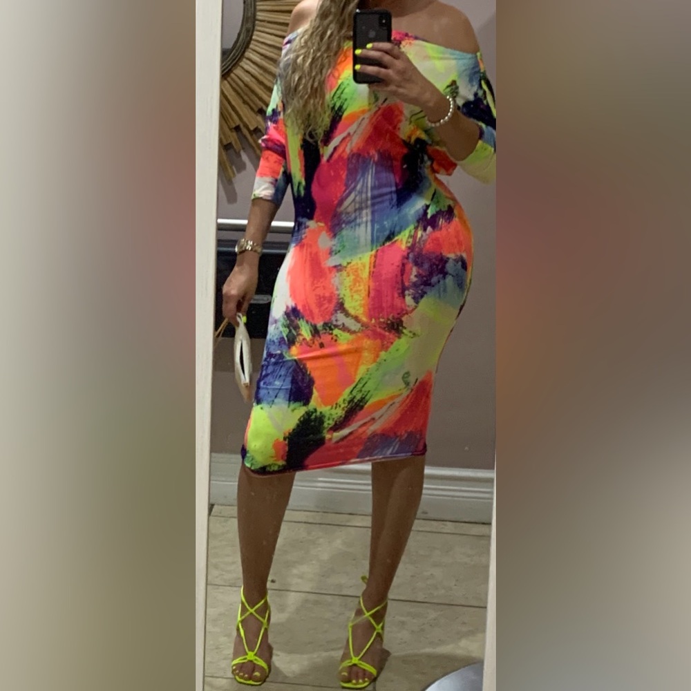 Fun colorful dress